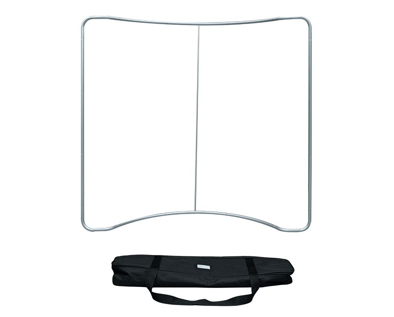 Curved Fabric Display Stand With Bag | The Flag Shop
