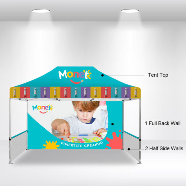Custom Pop-Up Tent Tops Full Wall Half Walls | The Flag Shop