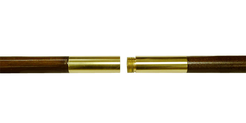 Brass couplers for 1" Flag Pole