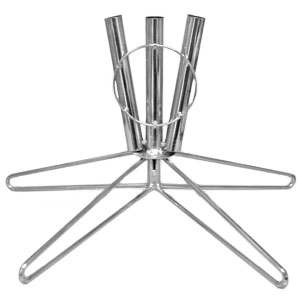 Triple Star Stand (Chrome) - Base for three flags