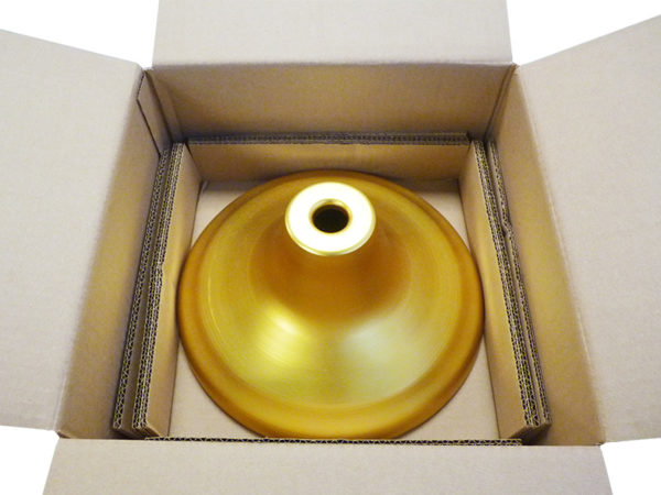 Gold Cast Iron Stands Packaged in a Box