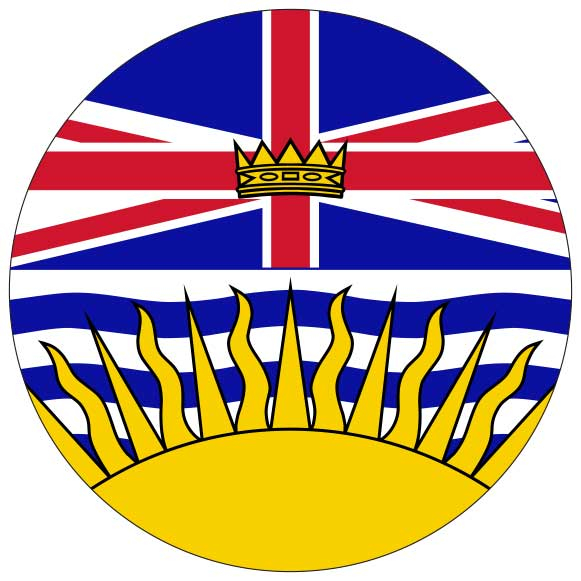 British Columbia Buttons - The Flag Shop