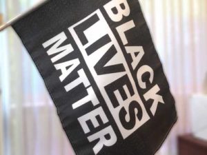 Black Lives Matter Stick Flag - The Flag Shop