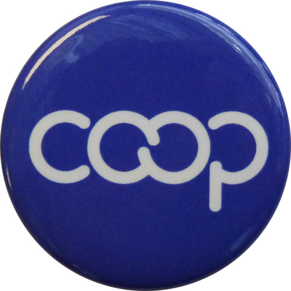 Button Coop Blue - The Flag Shop