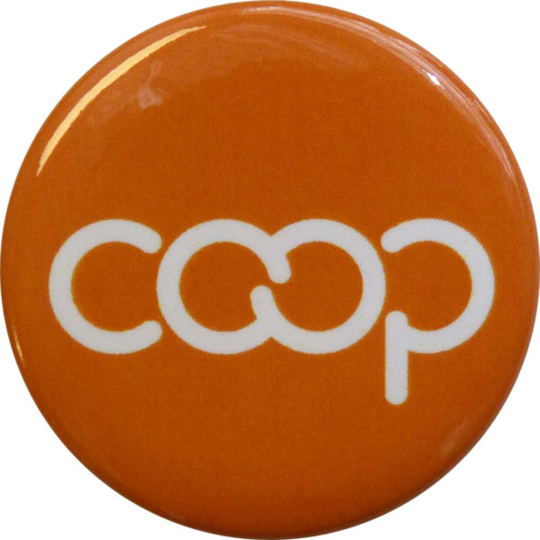Orange Coop Button