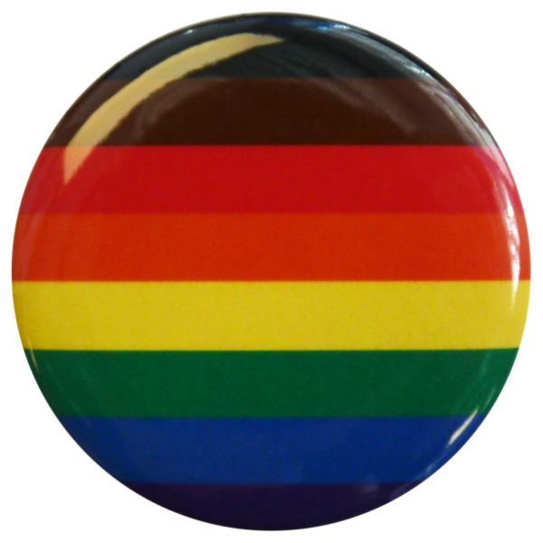 Rainbow Philly Pride Flag Button - The Flag Shop