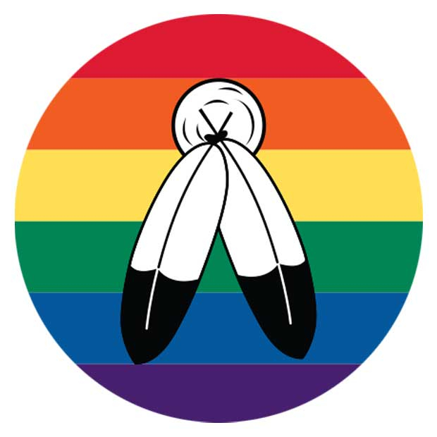 Buttons Pride Two Spirit - The Flag Shop