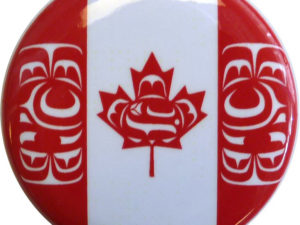 Canadian Native Flag Button
