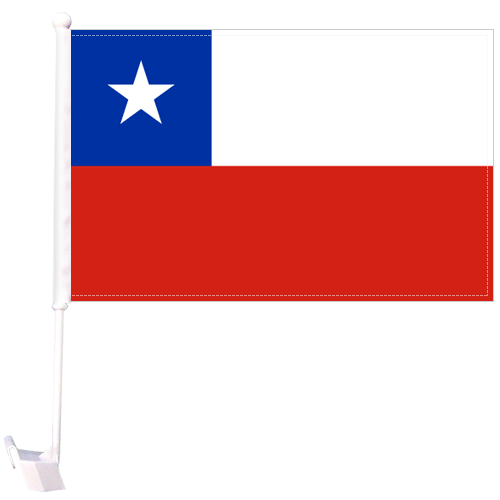 Car Flag Chile
