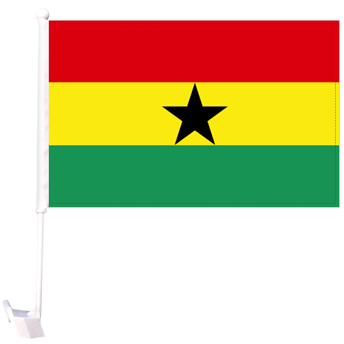 Car Flag Ghana