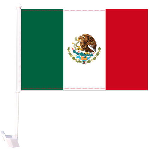 Mexico Car Flag
