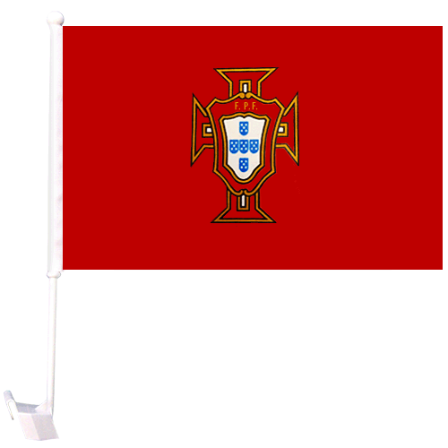 Portugal Football Federation Car Flag