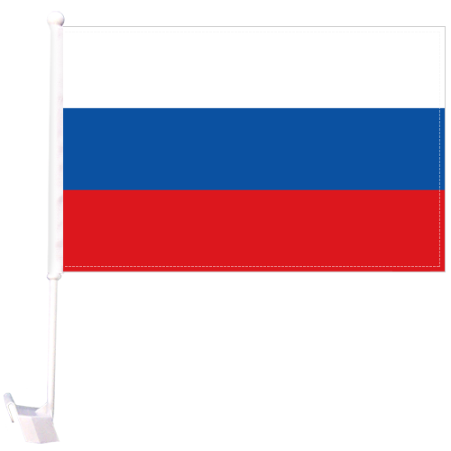Russia Car Flag