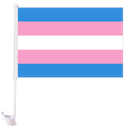 Transgender Car Flags - The Flag Shop