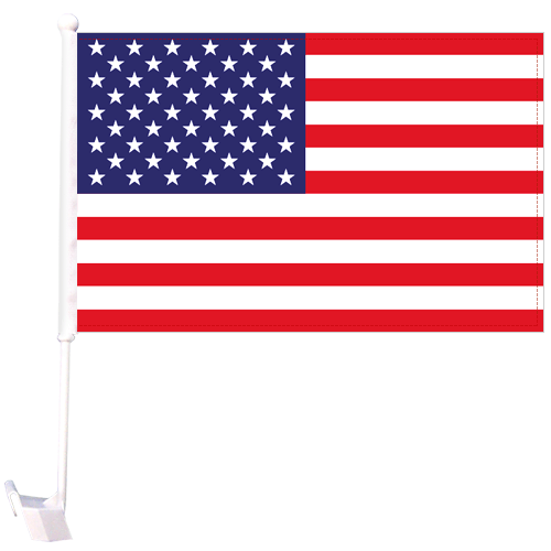 USA Car Flag