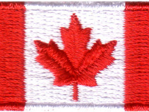 Canada Flag 1"x2" Crest | The Flag Shop