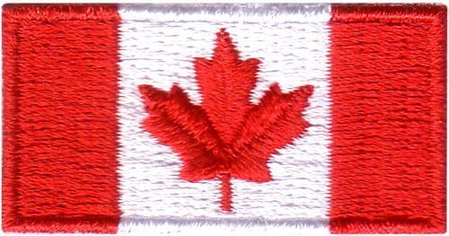 Canada Flag 1"x2" Crest | The Flag Shop