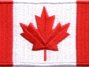 Canada Flag 2"x4" Crest