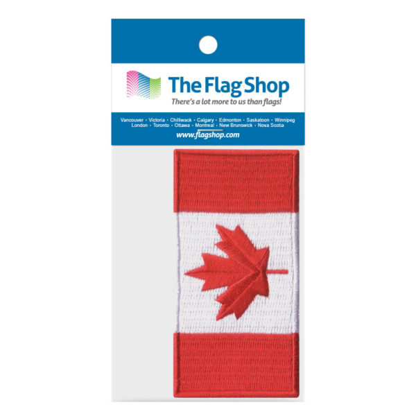 Canada Flag 2"x4" Crest - Canada Flag Crests