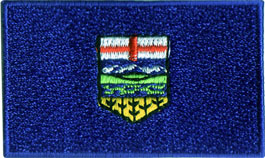 Alberta 1.5"x2.5" Crest - Provincial & Territory Crests - Crests and Patches