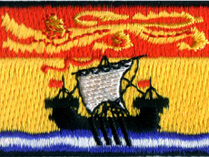 New Brunswick 1.5"x2.5" Crest