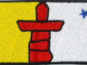Nunavut 1.5"x2.5" Crest