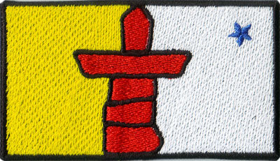 Nunavut 1.5"x2.5" Crest