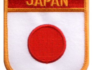 Japan 2.5"x 2.75" Shield Crest