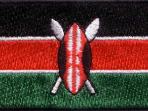 Kenya 1.5"x 2.5" Crest | The Flag Shop