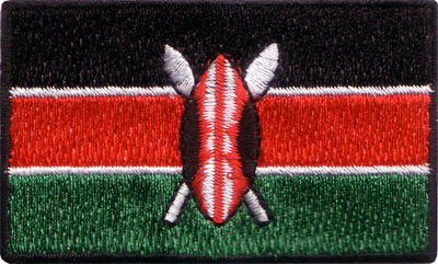 Kenya 1.5"x 2.5" Crest | The Flag Shop