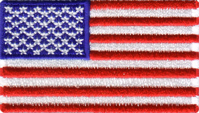 USA 1.5"x 2.5" Crest