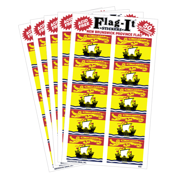 New Brunswick Flag Decals | New Brunswick Decals