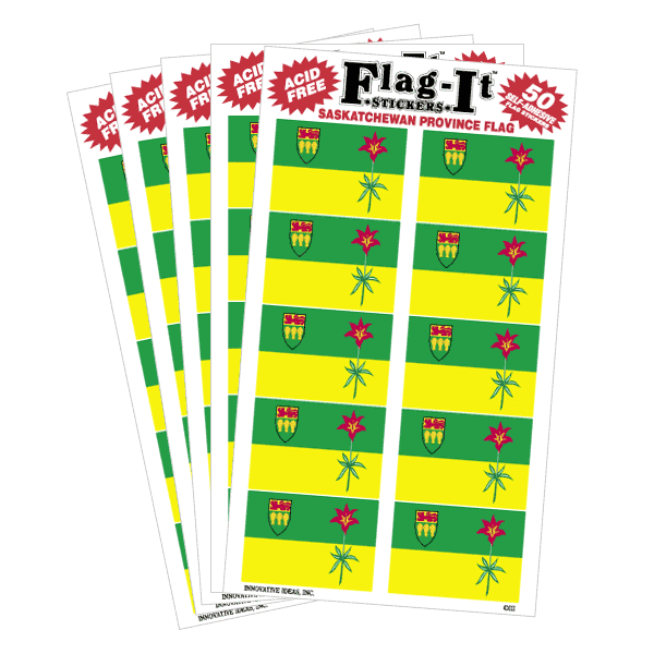 Saskatchewan Flag Decals - The Flag Shop