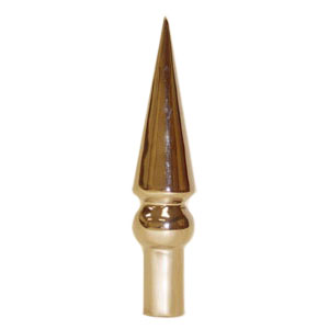 Silver Round Spear Finial | The Flag Shop