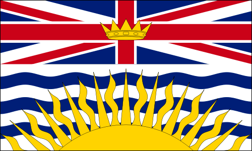 Canada British Columbia Flag