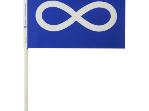 Canada Metis Blue Paper Flags