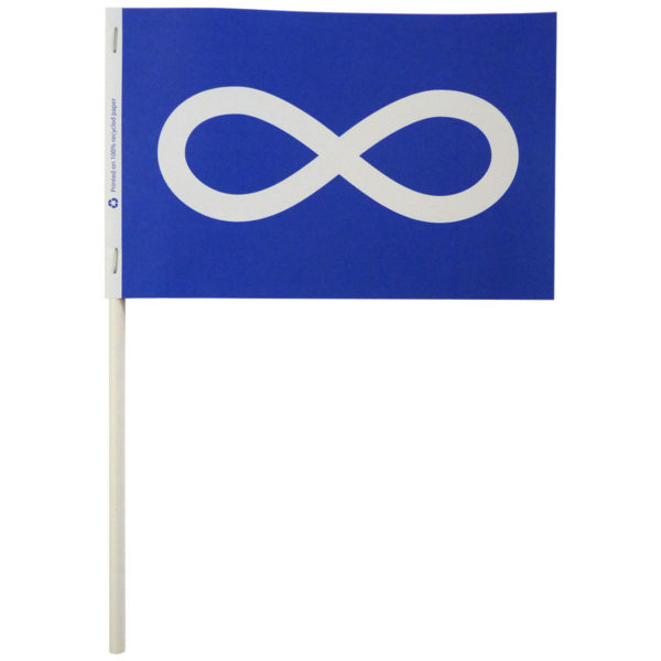 Canada Metis Blue Paper Flags