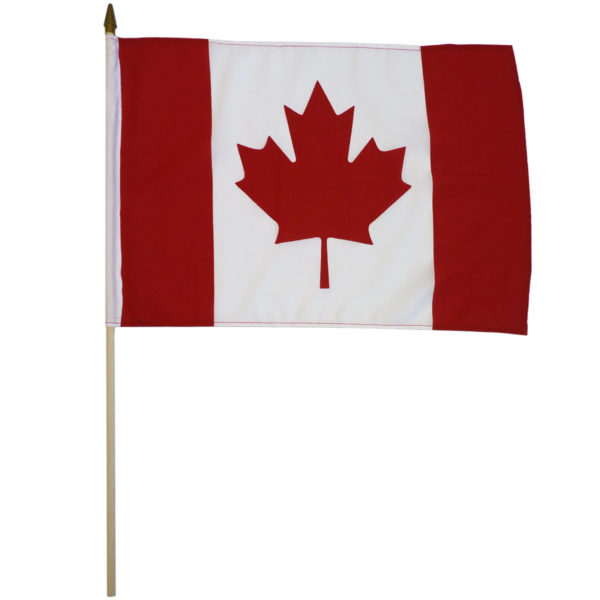 Canada Polyester Stick Flag | The Flag Shop