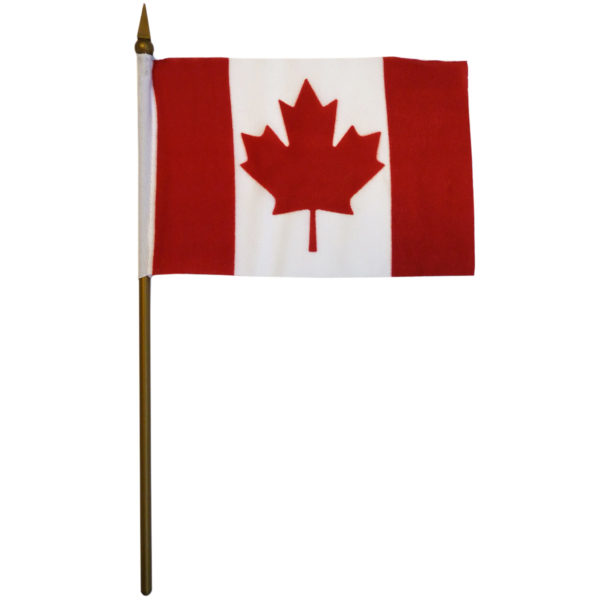 Canada Stick Flags | Canada Paper Flags | Canadian Table Flags