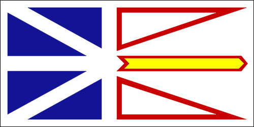 Flag Canada Newfoundland Labrador