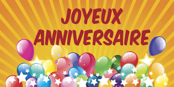 Birthday Decoration Flag Yellow