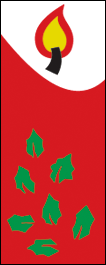 decoration candle flag