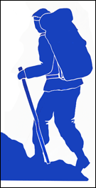decoration hiker flag