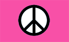 Pink Peace Flags - The Flag Shop