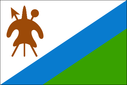 Lesotho Flags (1987-2006) | The Flag Shop