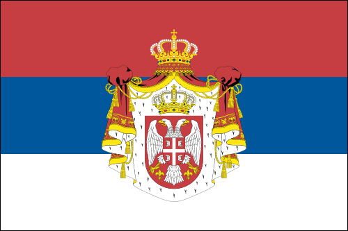 Flag of Serbia (1882)