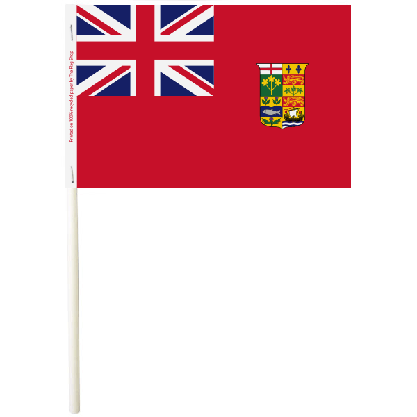 Canadian Red Ensign WWI Paper Stick Flags