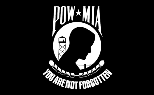 POW Motorcycle Flag