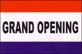 Grand Opening Flag - Advertising & Message Flags
