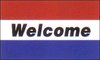 Welcome Flag - Message Flags